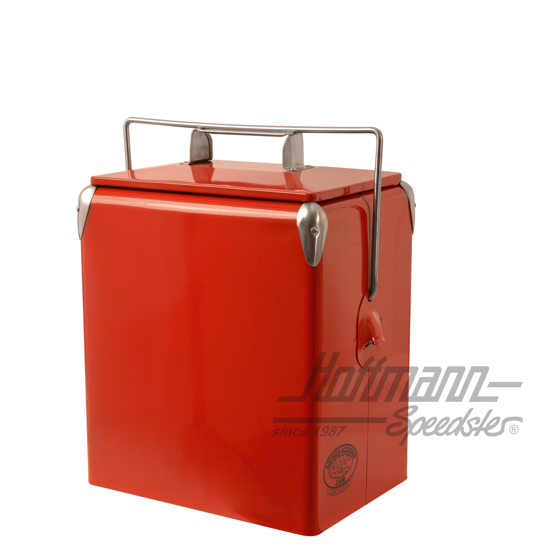 Kühlbox, Vintage Cooler, glatt, rot Kühlbox, Vintage Cooler, glatt, rot