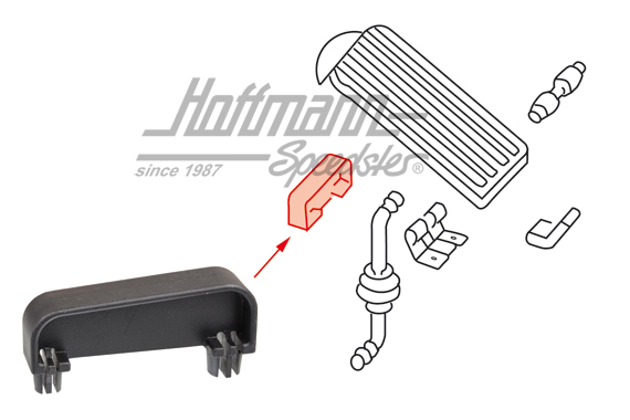 Anschlag, Gaspedal, 8.67-7.72 Anschlag, Gaspedal, 8.67-7.72