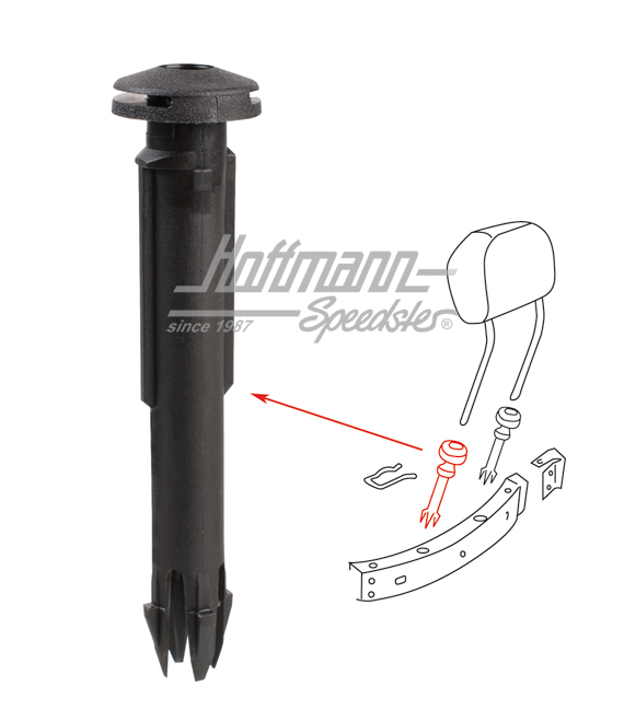 Führung, Kopfstütze, 8.75- Führung, Kopfstütze, 8.75-