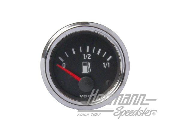 Tankanzeige "Cockpit international", für Tauchrohrgeber, Chrom