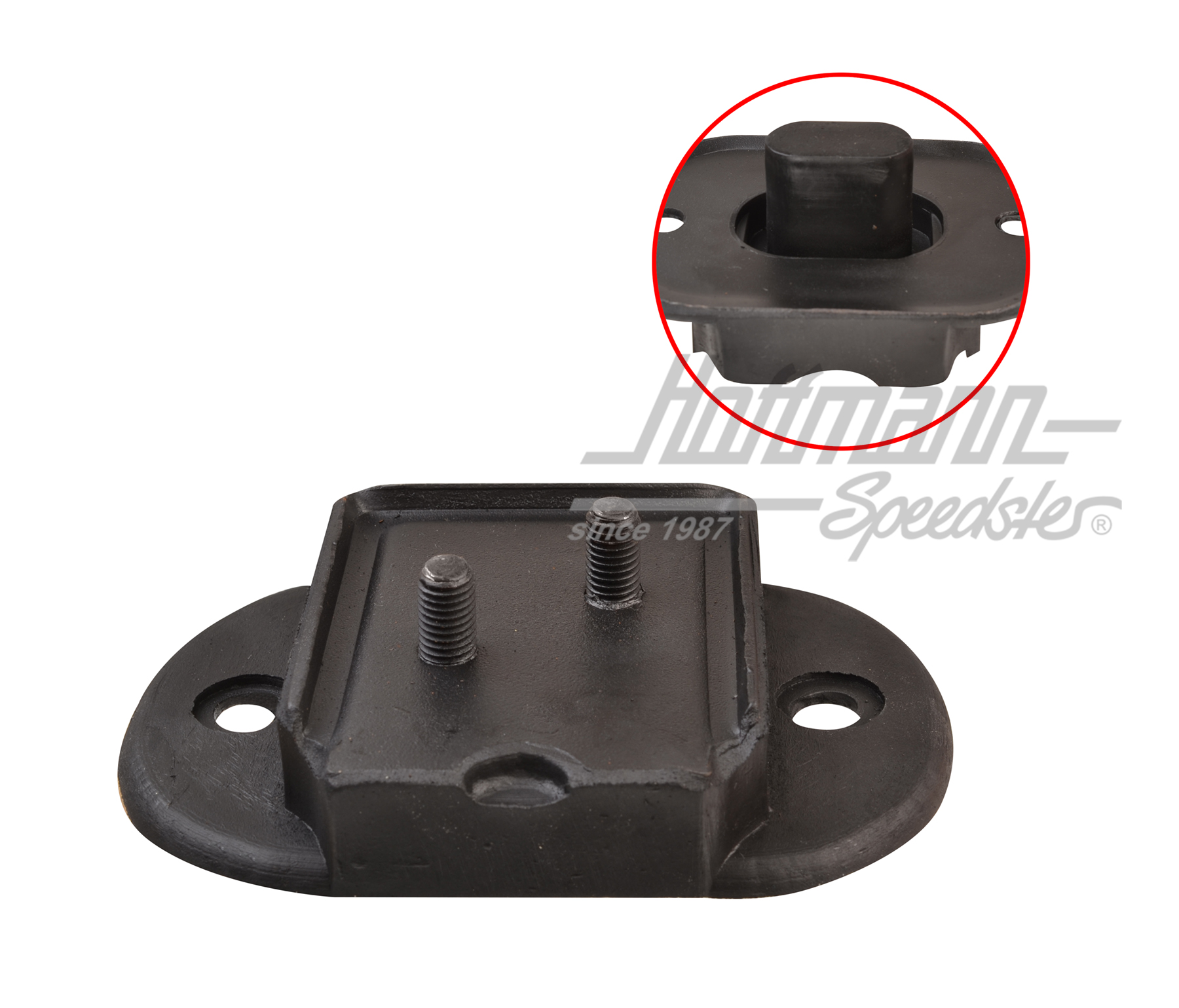 Getriebelager, Gummi / Metall, vorne, .61-.65