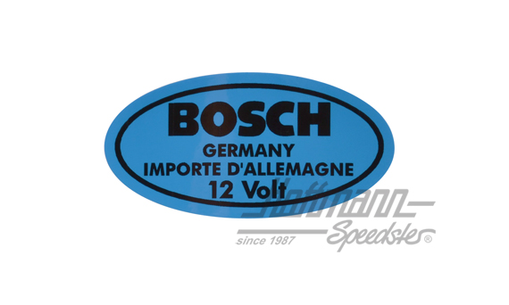 Aufkleber "12 Volt",Zündspule,8.67-,blau