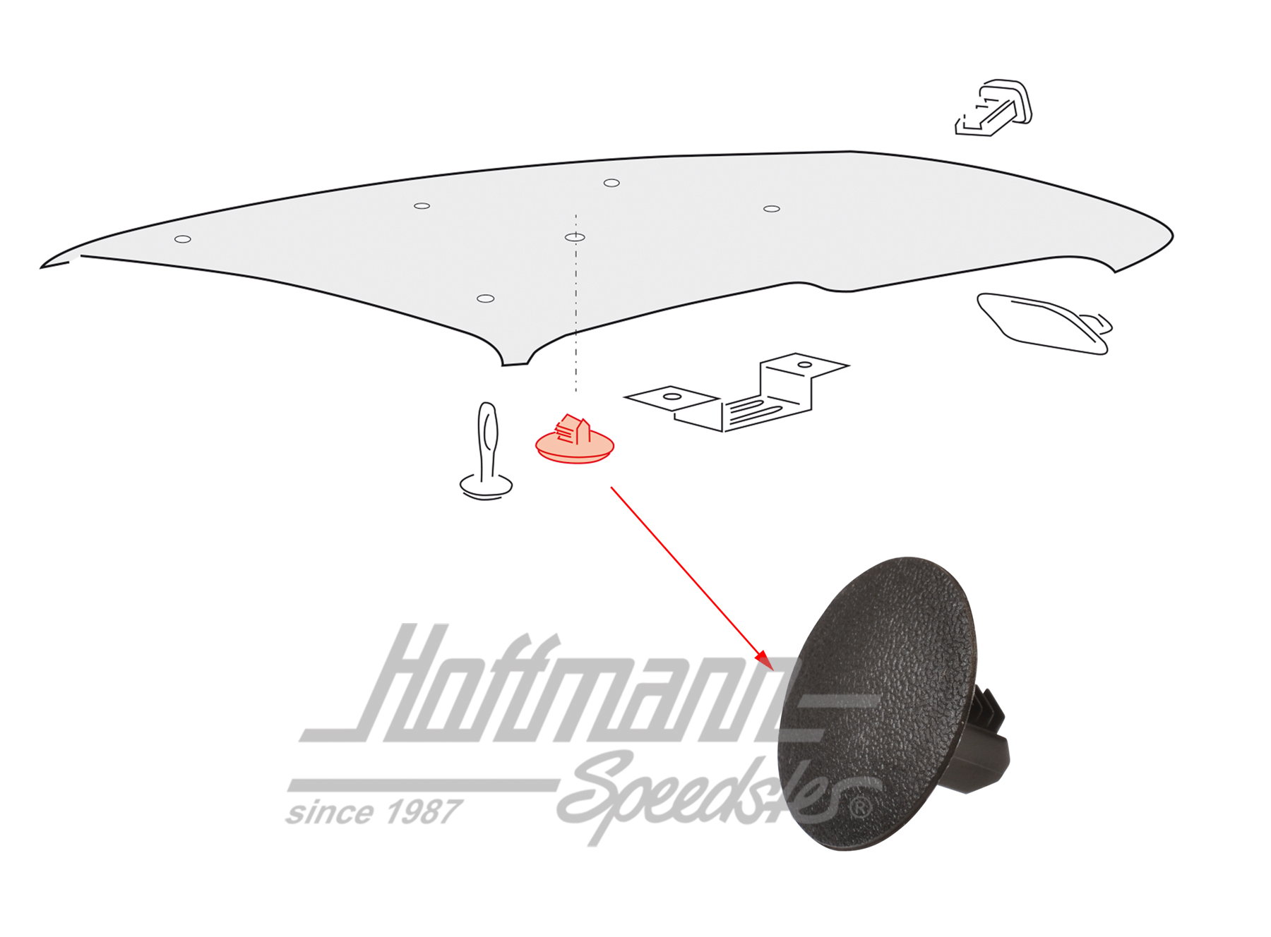 Clip, Himmel, Golf 2 GTI, schwarz Clip, Himmel, Golf 2 GTI, schwarz