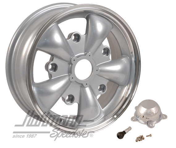 Alufelge, 5-Spoke, 5.5x15 ET20, silber