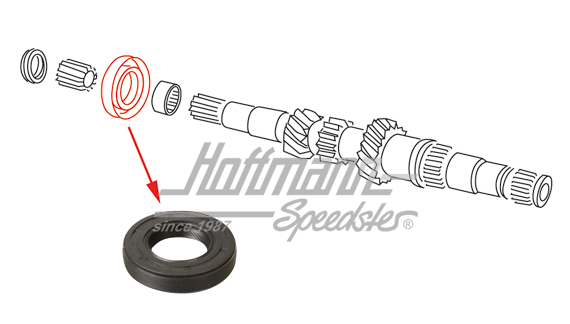 Hauptwellendichtring, groß, 1.5-1.8 Hauptwellendichtring, groß, 1.5-1.8
