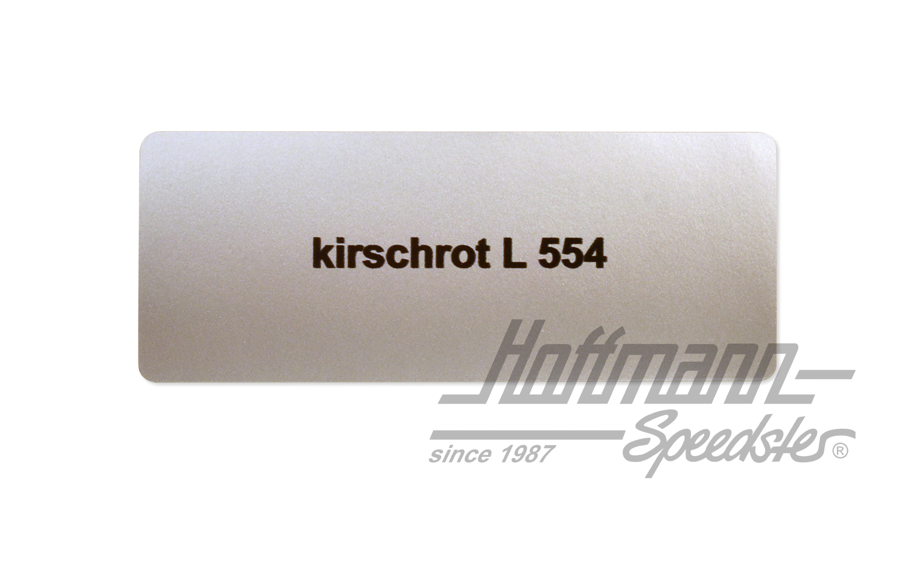 Aufkleber, Farbnummer L554, kirschrot Aufkleber, Farbnummer L554, kirschrot