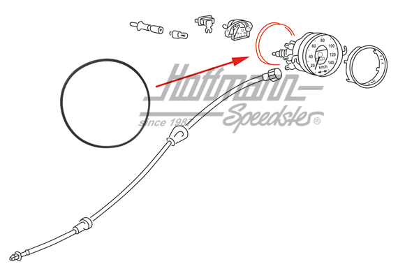 Dichtring, Tacho, 10.52- Dichtring, Tacho, 10.52-