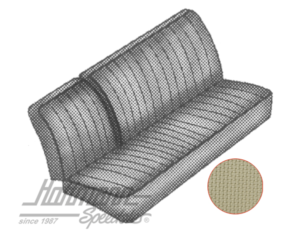 Sitzbezüge, Mittelbank 1/3, 63-67, beige Sitzbezüge, Mittelbank 1/3, 63-67, beige