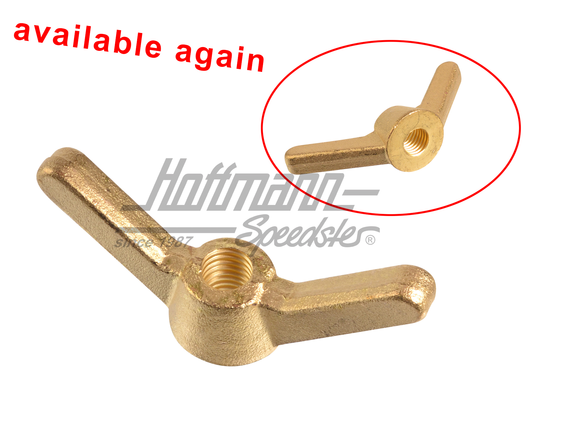 Flügelmutter, Sitzbefestigung