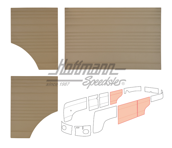 Seitenverkleidungen, Mitte, 62-67, beige