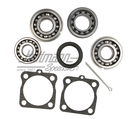 Radlagersatz, hinten, Bus T1, kpl.,63-67
