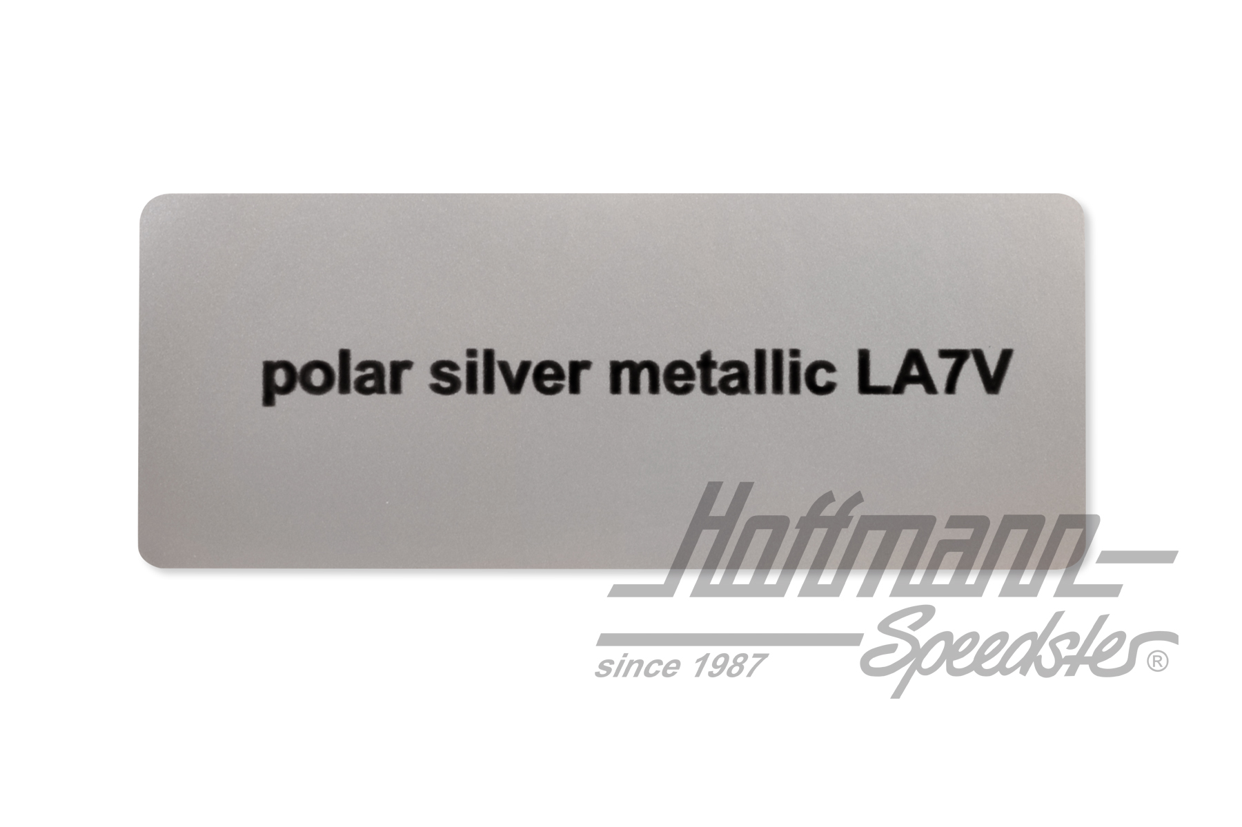 Aufkleber, Farbnummer LA7V, polar silver