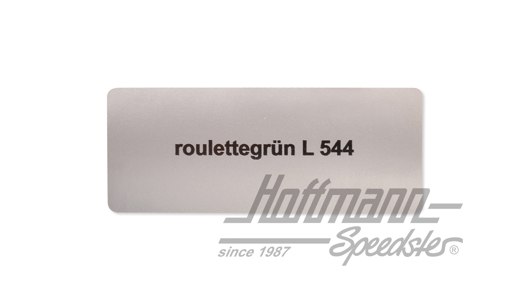 Aufkleber, Farbnummer L544, roulettegrün Aufkleber, Farbnummer L544, roulettegrün
