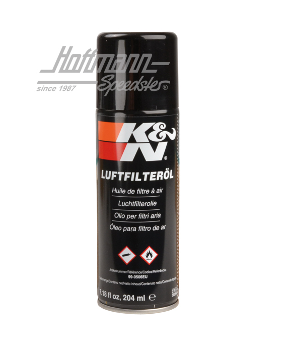 Luftfilteröl, K&N, 204 ml Sprühdose