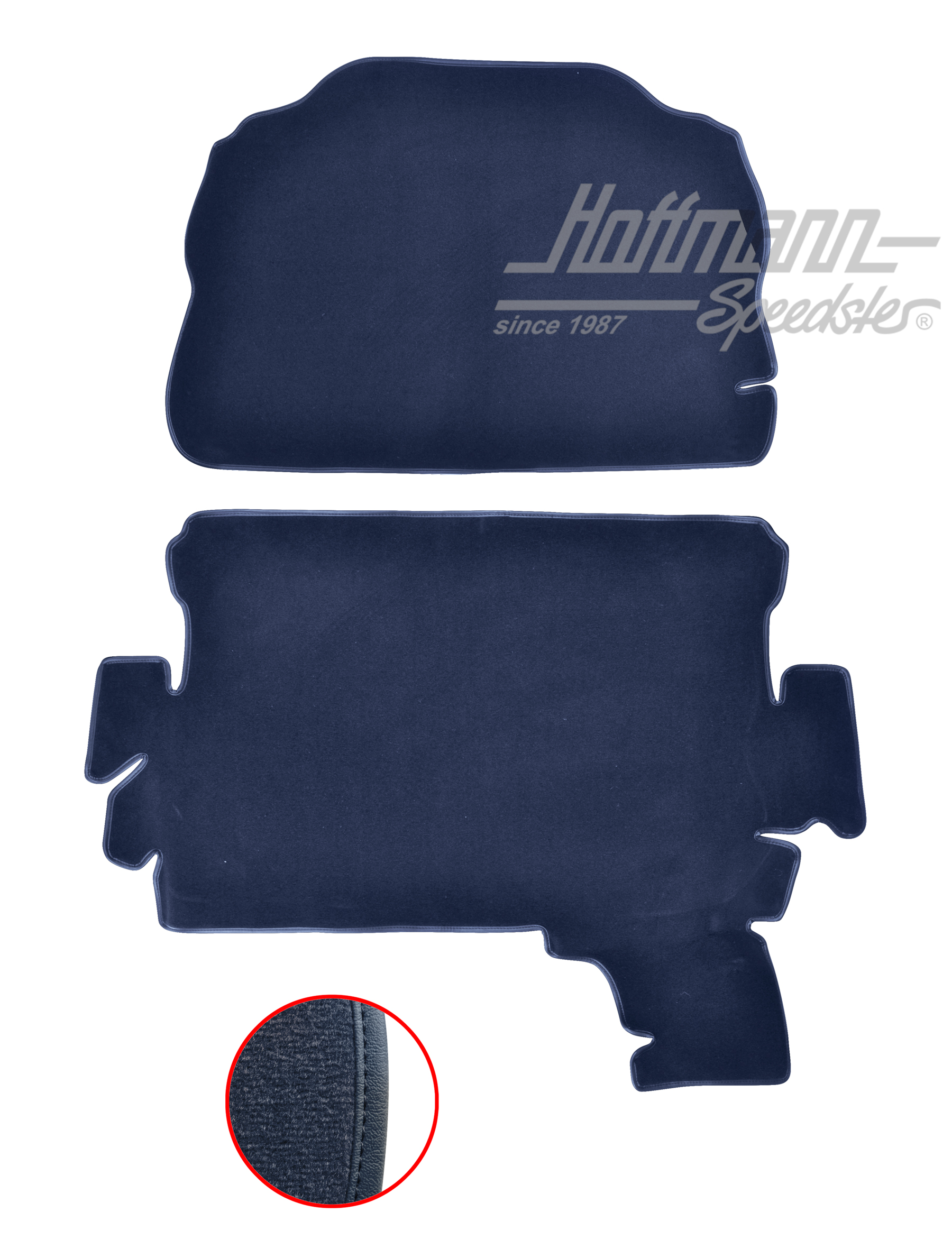 Teppichsatz, Kofferraum, 1303, blau Teppichsatz, Kofferraum, 1303, blau