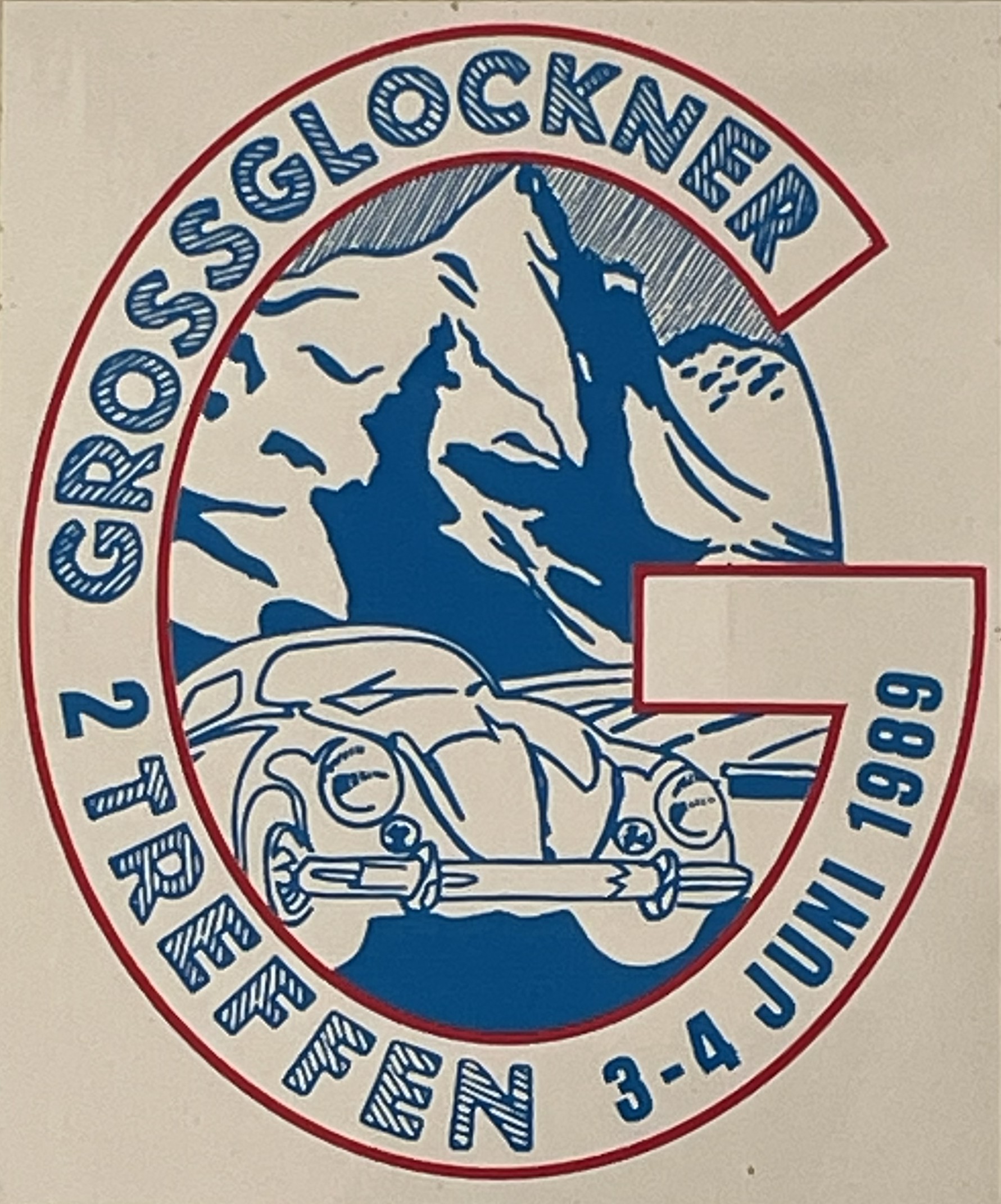 Aufkleber "Großglockner-Treffen 1989"