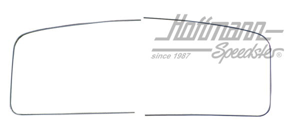 Zierrahmen Alu, Frontscheibe, Cabrio, 8.64-7.72 Zierrahmen Alu, Frontscheibe, Cabrio, 8.64-7.72