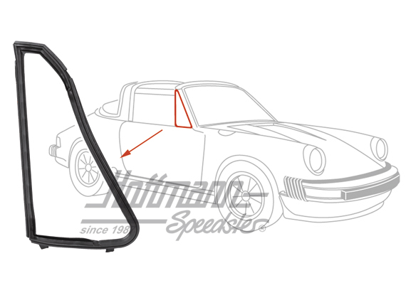Drehfensterdichtung, Targa, 65-76,rechts