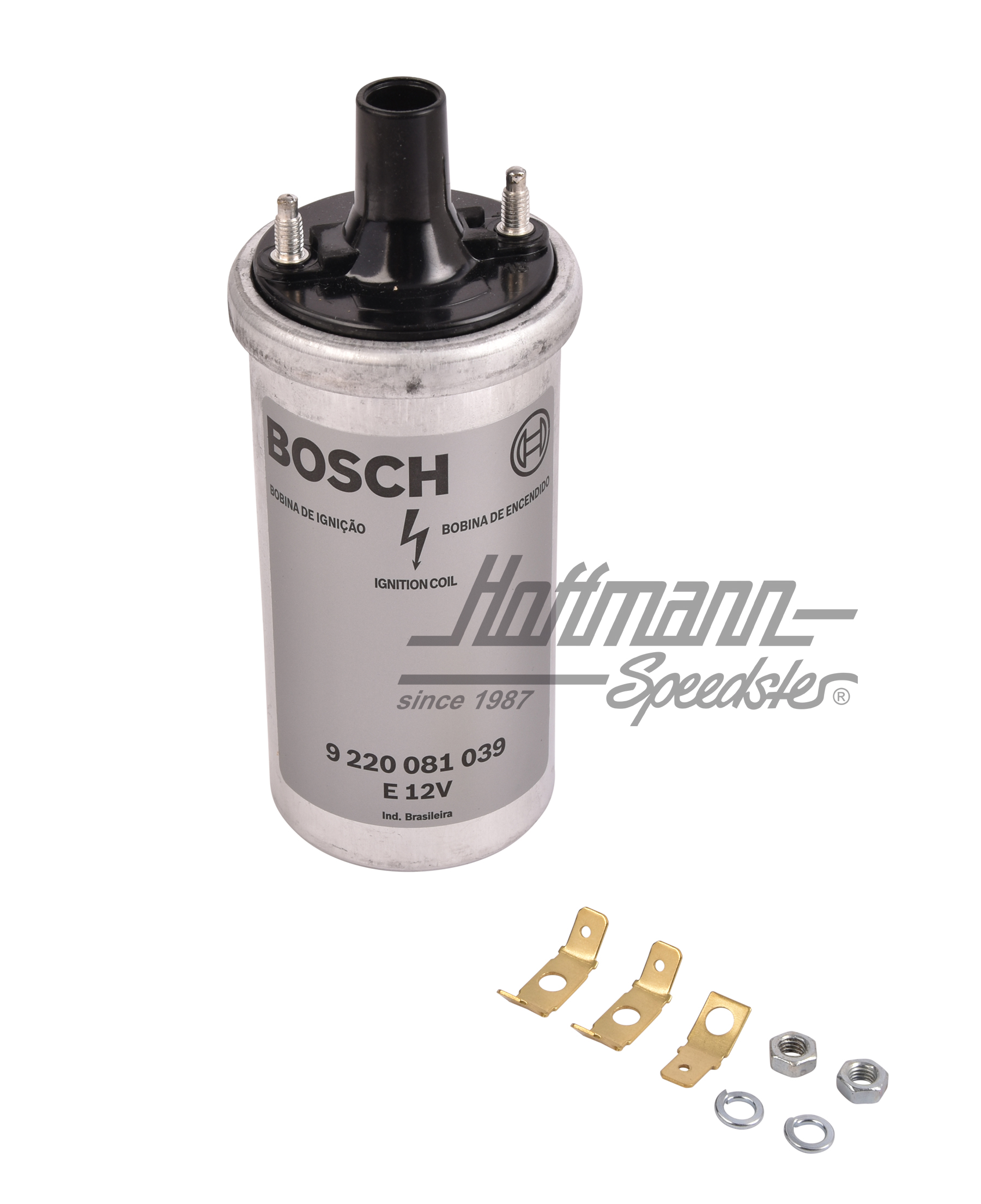 Zündspule Bosch, 12V, 3.4 Ohm, "Silber"