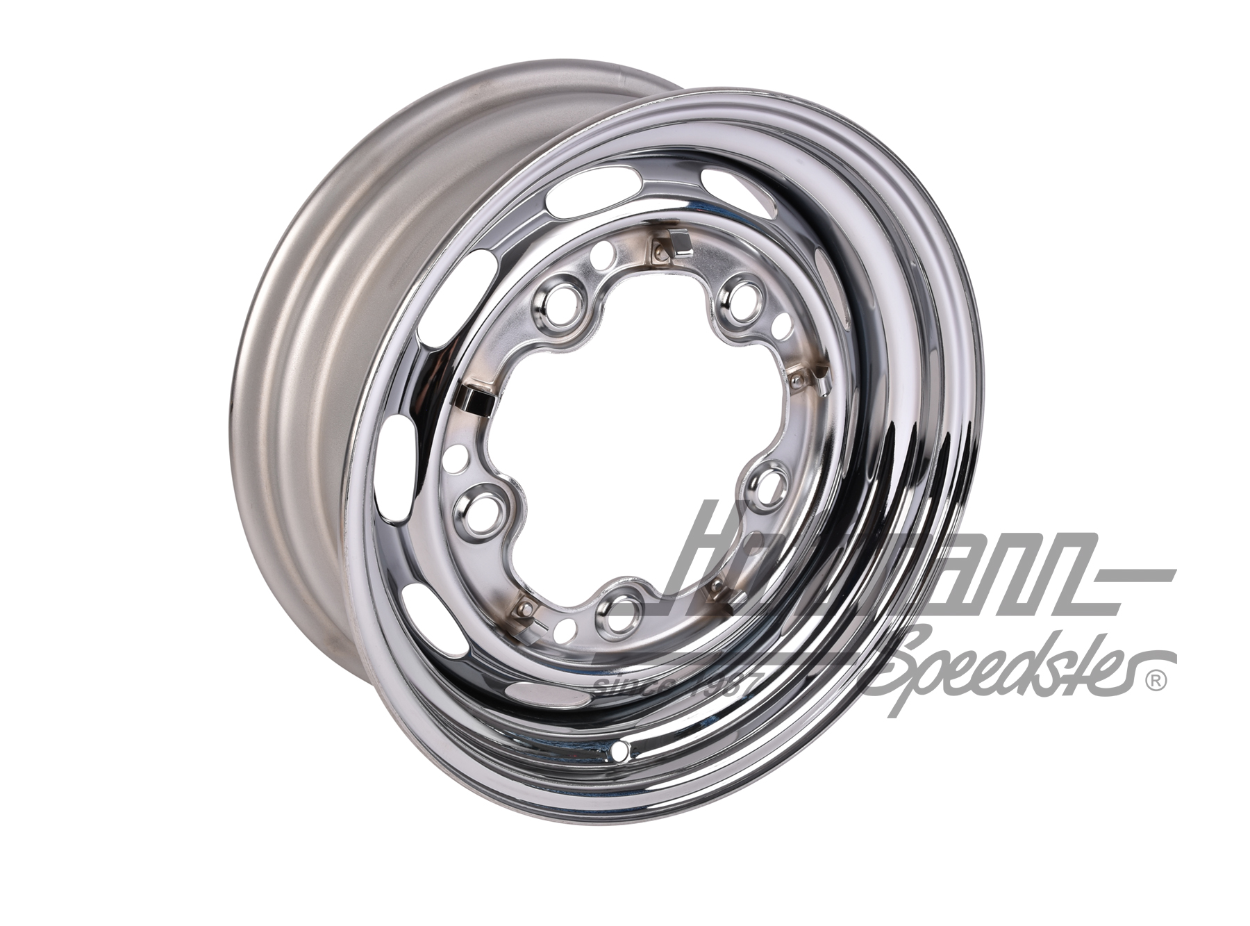 Chrom-Felge 356-Style, 5.5x15, ET15