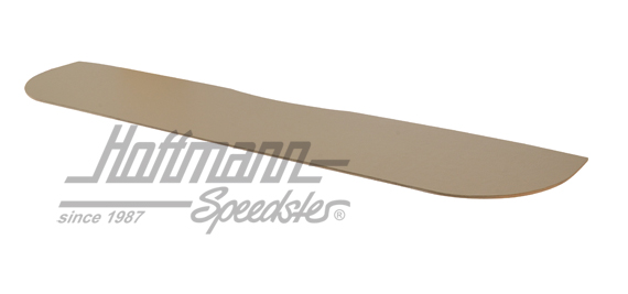 Verkleidung Sitzbankrücken, oben, 62-67, beige