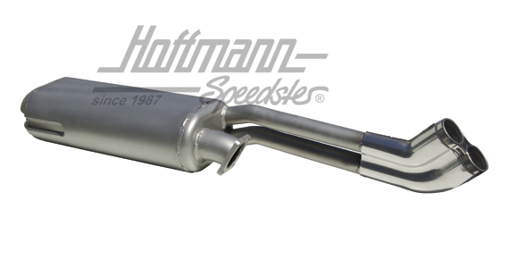 Auspufftopf, Edelstahl,Bypass-Sys.,83-89 Auspufftopf, Edelstahl,Bypass-Sys.,83-89