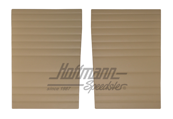 Verkleidungen, Sitzbankrücken, 55-67, beige