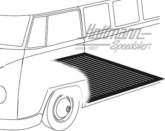 Gummimatte, Lade-/Fahrgastraum,Bus T1/T2