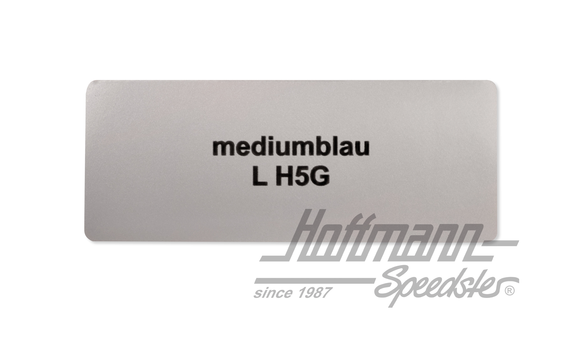 Aufkleber, Farbnummer LH5G, mediumblau