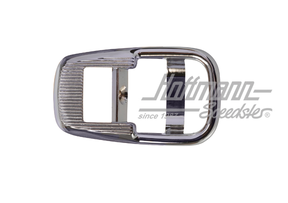 Türöffnerblende, Metall/Chrom, 8.68- Türöffnerblende, Metall/Chrom, 8.68-