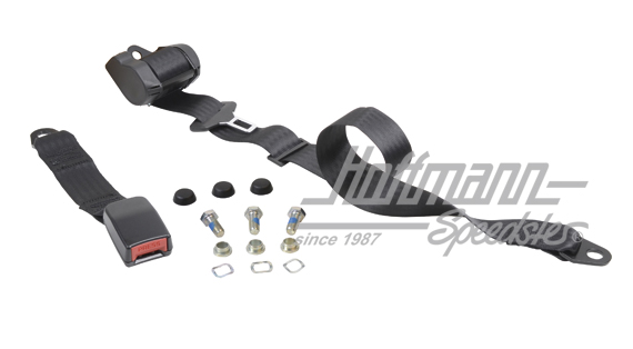 Automatikgurt, hinten, schwarz, Limousine Automatikgurt, hinten, schwarz, Limousine