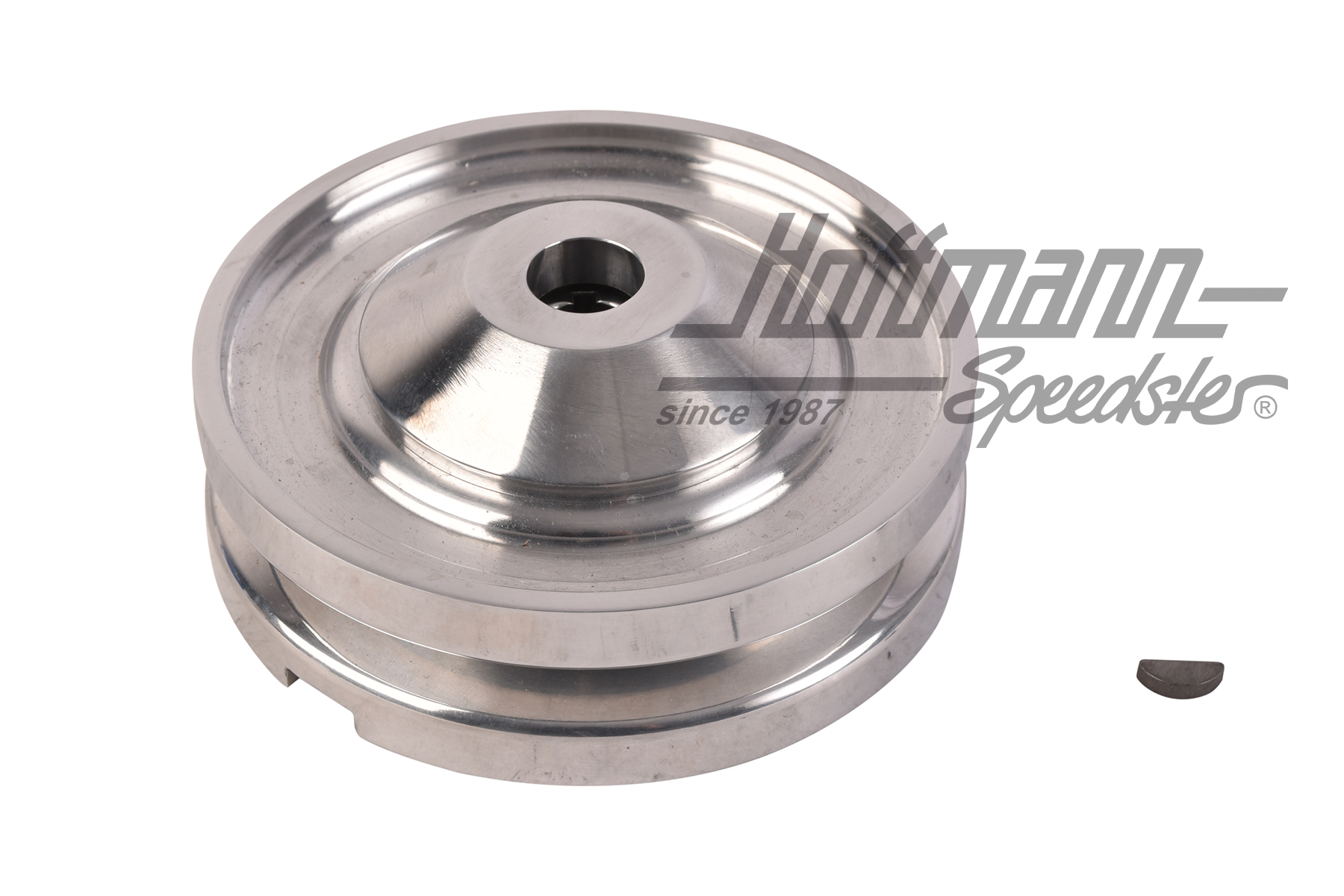 Generatorscheibe, 12V, Billet, Chrom