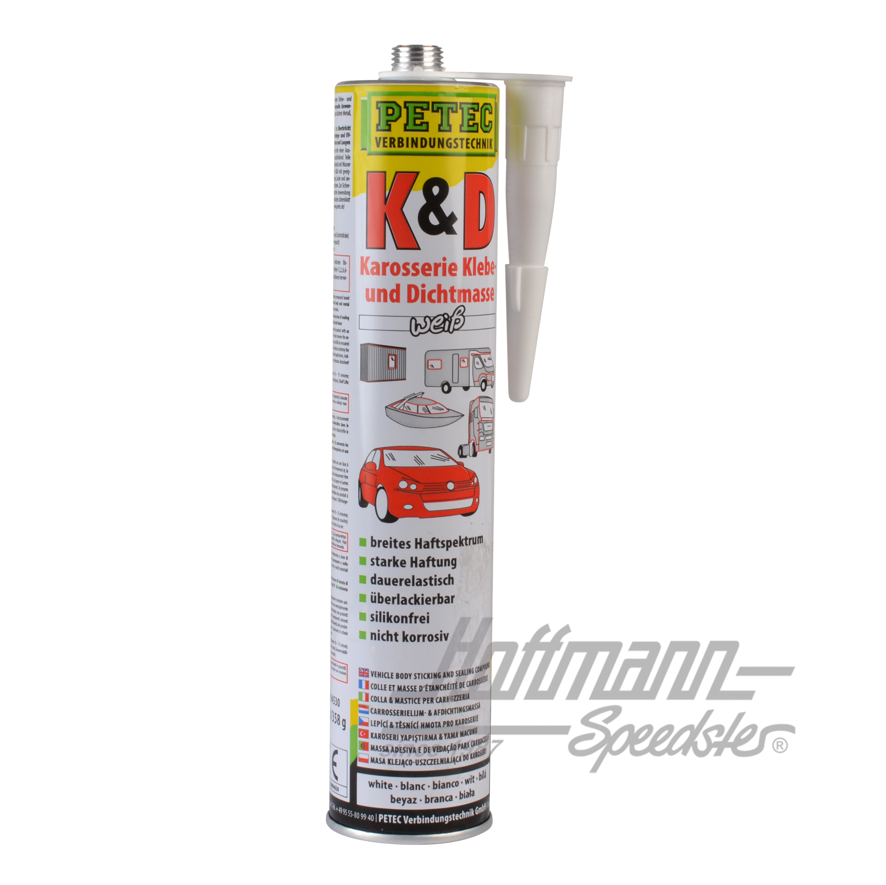 Klebe- und Dichtmasse, 310 ml, weiß Klebe- und Dichtmasse, 310 ml, weiß