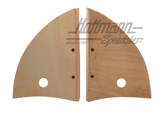 Scharnierabdeckungen, Holz, 8.55-7.65