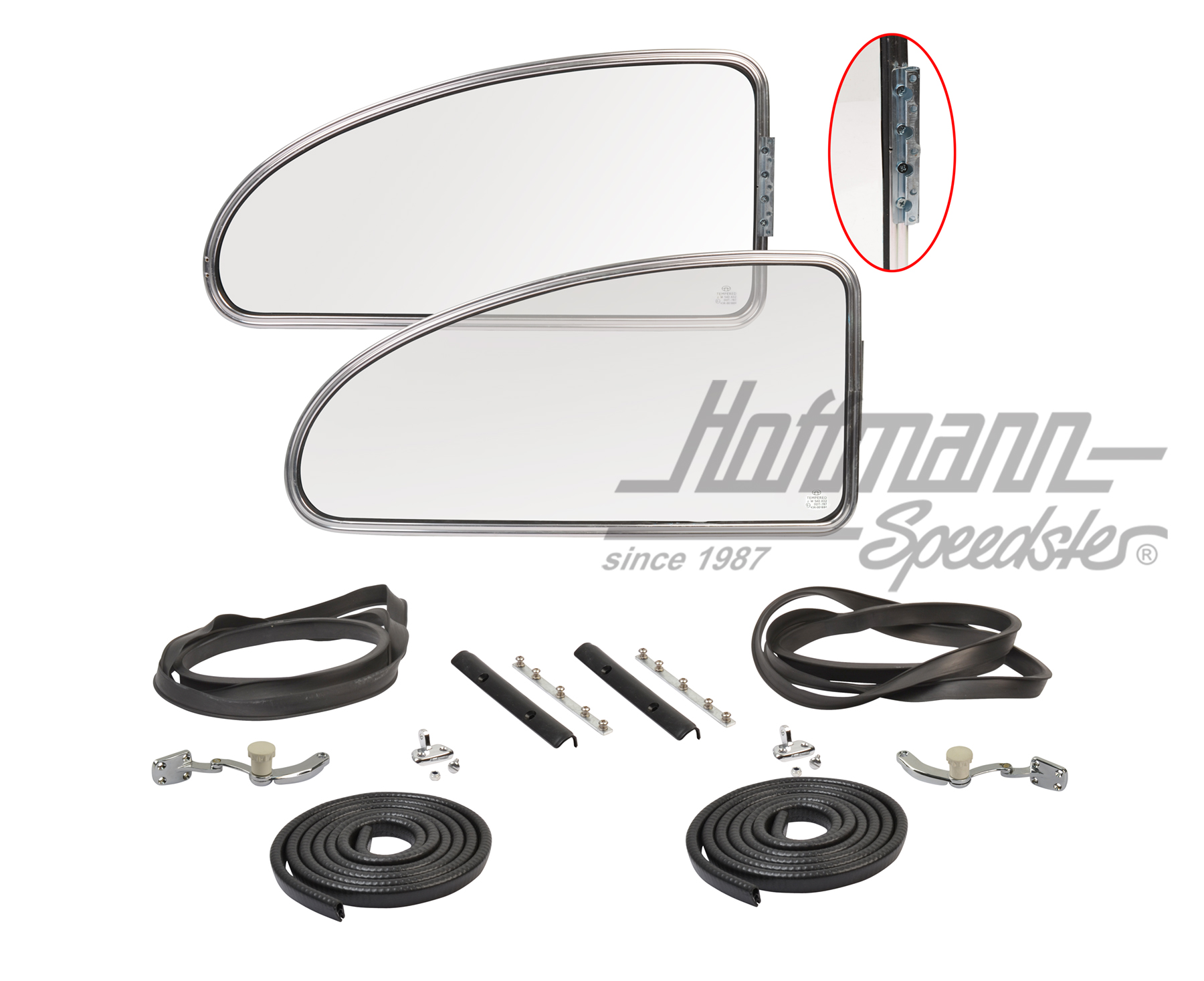 Ausstellfenster, hinten, klar, -7.64 Ausstellfenster, hinten, klar, -7.64