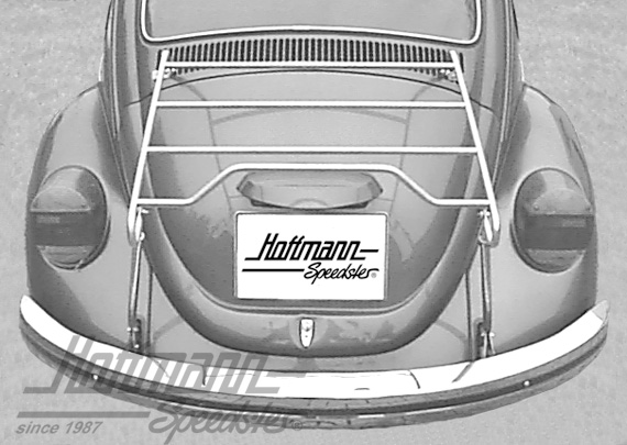 Heckgepäckträger, Käfer Limo., Edelstahl Heckgepäckträger, Käfer Limo., Edelstahl