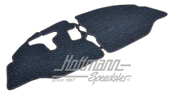 Fußmatte, Kokos, 65-67, blau/schwarz Fußmatte, Kokos, 65-67, blau/schwarz