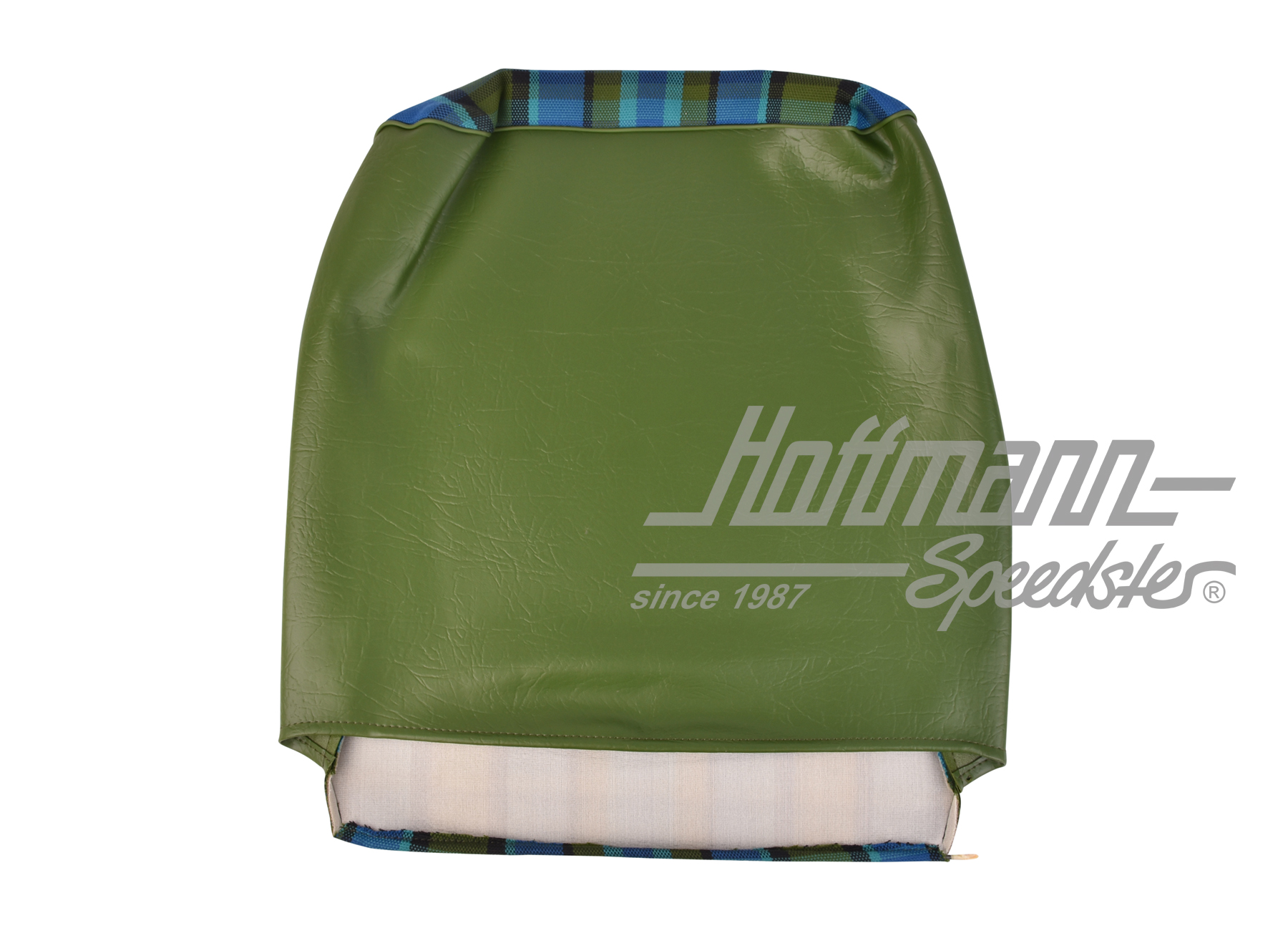 Sitzbezug, Westfalia, blau/grün, 74-79