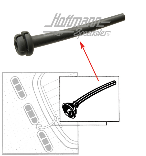 Tülle, Anschluss heizbare Heckscheibe