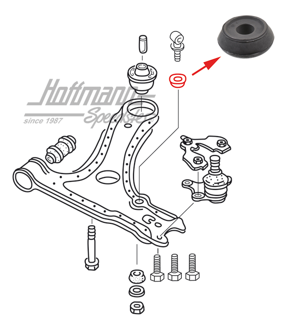 Gummilager, Koppelstange/Querlenker Gummilager, Koppelstange/Querlenker