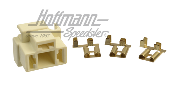 Scheinwerferstecker, 3-polig, ohne Kabel Scheinwerferstecker, 3-polig, ohne Kabel