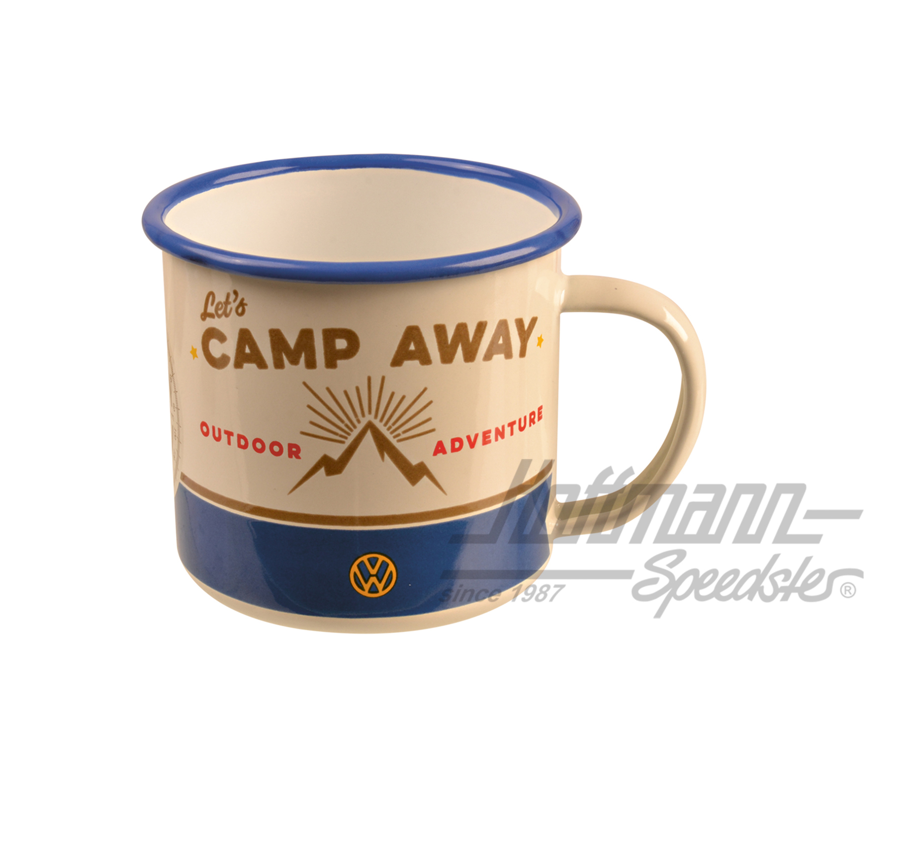 Blechbecher, Bulli, Let´s Camp Away Blechbecher, Bulli, Let´s Camp Away