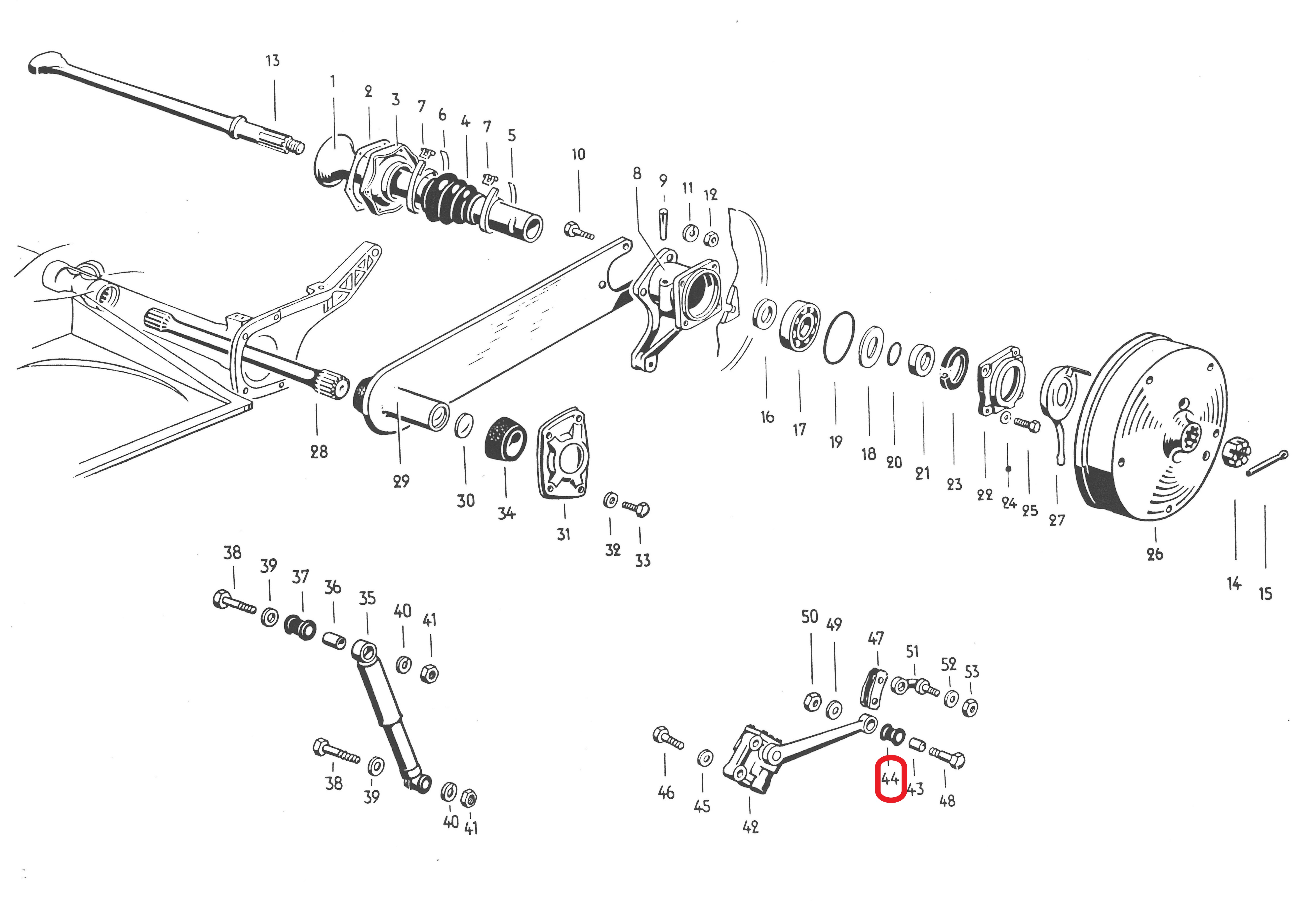 Gummitülle, Hebel-Stoßdämpfer Gummitülle, Hebel-Stoßdämpfer