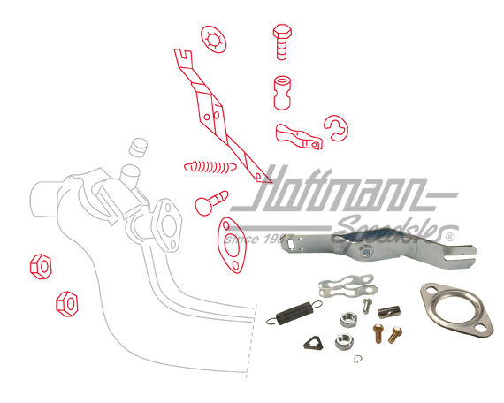 Anbausatz, Wärmetauscher, links/rechts Anbausatz, Wärmetauscher, links/rechts