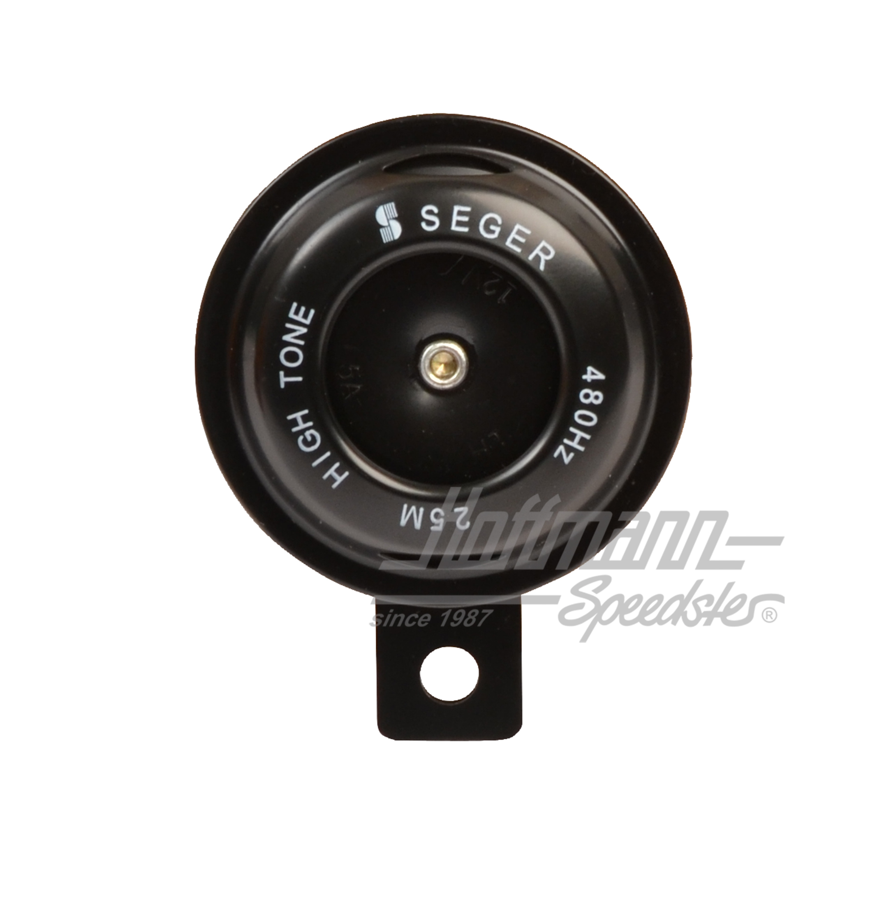 Hupe, 72mm, Hochton 480, schwarz Hupe, 72mm, Hochton 480, schwarz