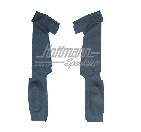 Gummiverkleidungen, Sitzkasten, vorne Gummiverkleidungen, Sitzkasten, vorne