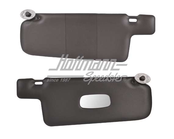 Sonnenblenden, Golf 1, schwarz/creme