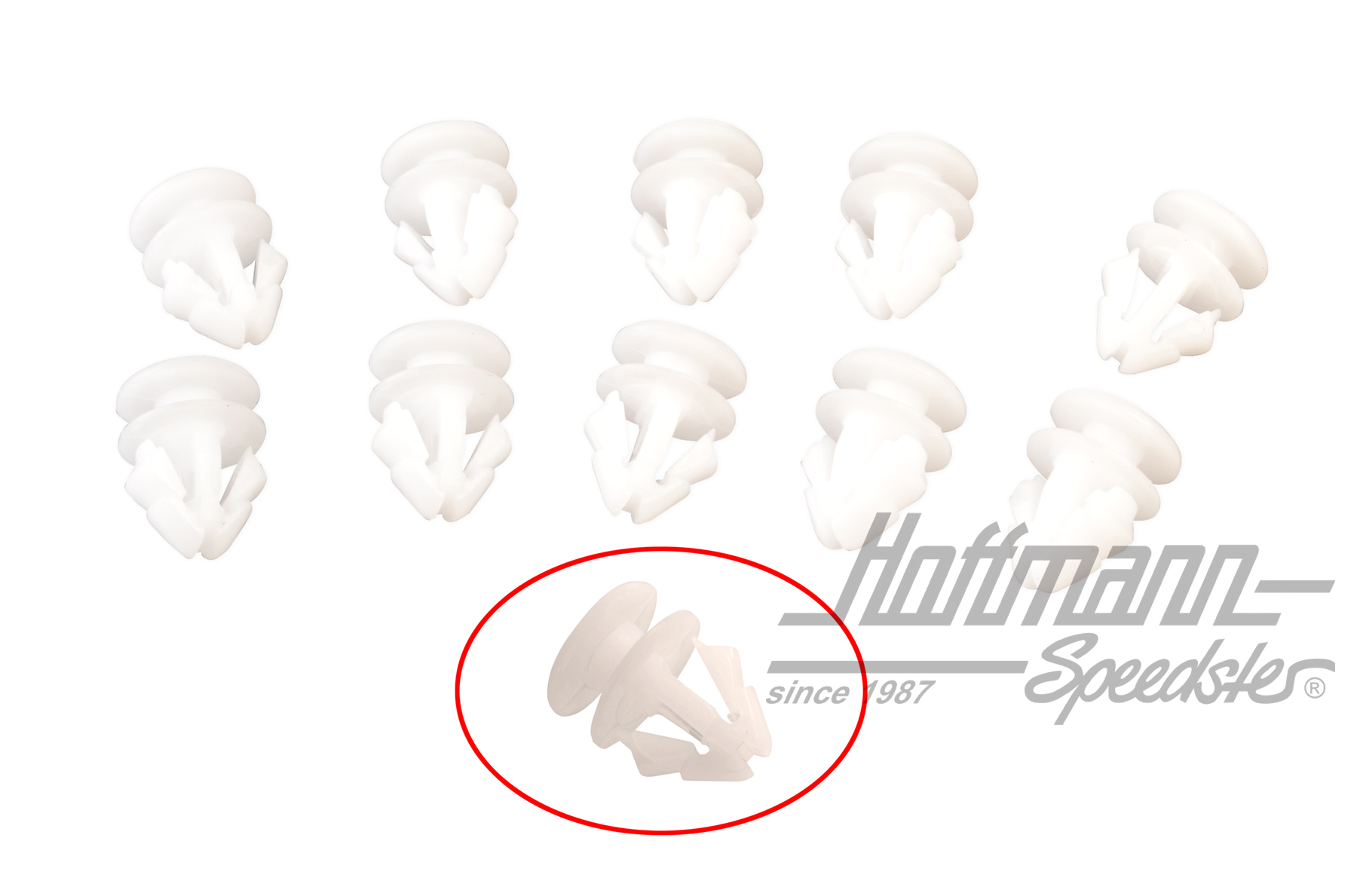 Clip, breite Zierleiste, 90-92/97 (10) Clip, breite Zierleiste, 90-92/97 (10)