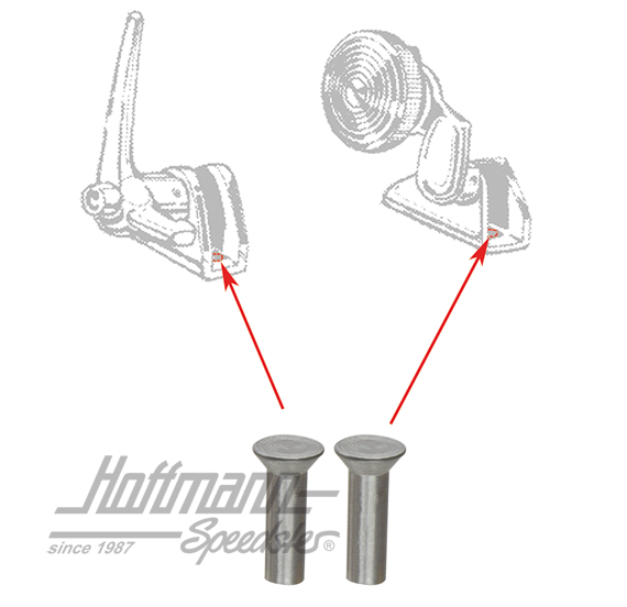 Nieten, Vorreiber, 8.55- Nieten, Vorreiber, 8.55-