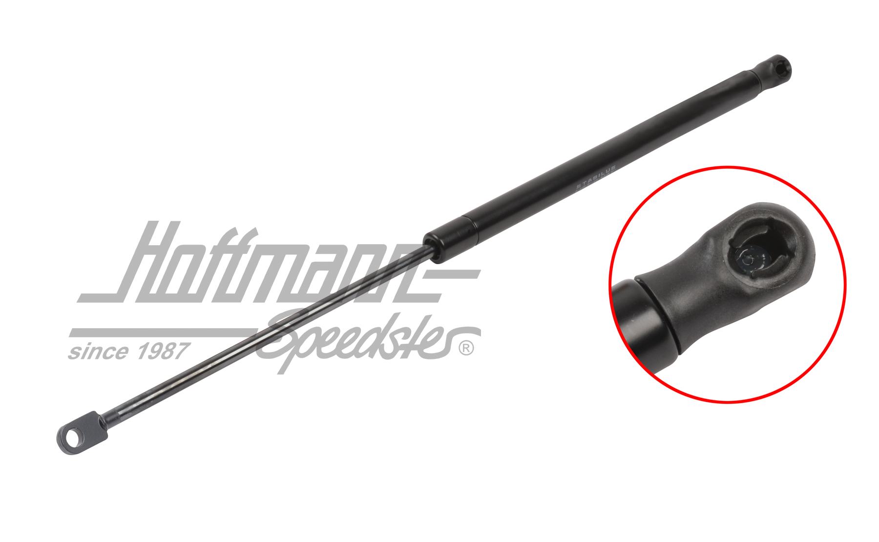 Gasdruckdämpfer, Heckklappe, rastbar,li. Gasdruckdämpfer, Heckklappe, rastbar,li.